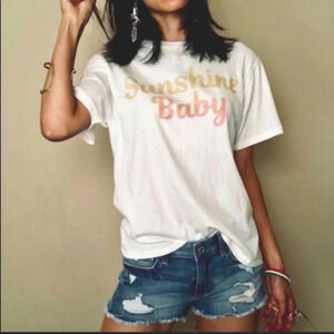 Wild fox sunshine baby top new with tags
